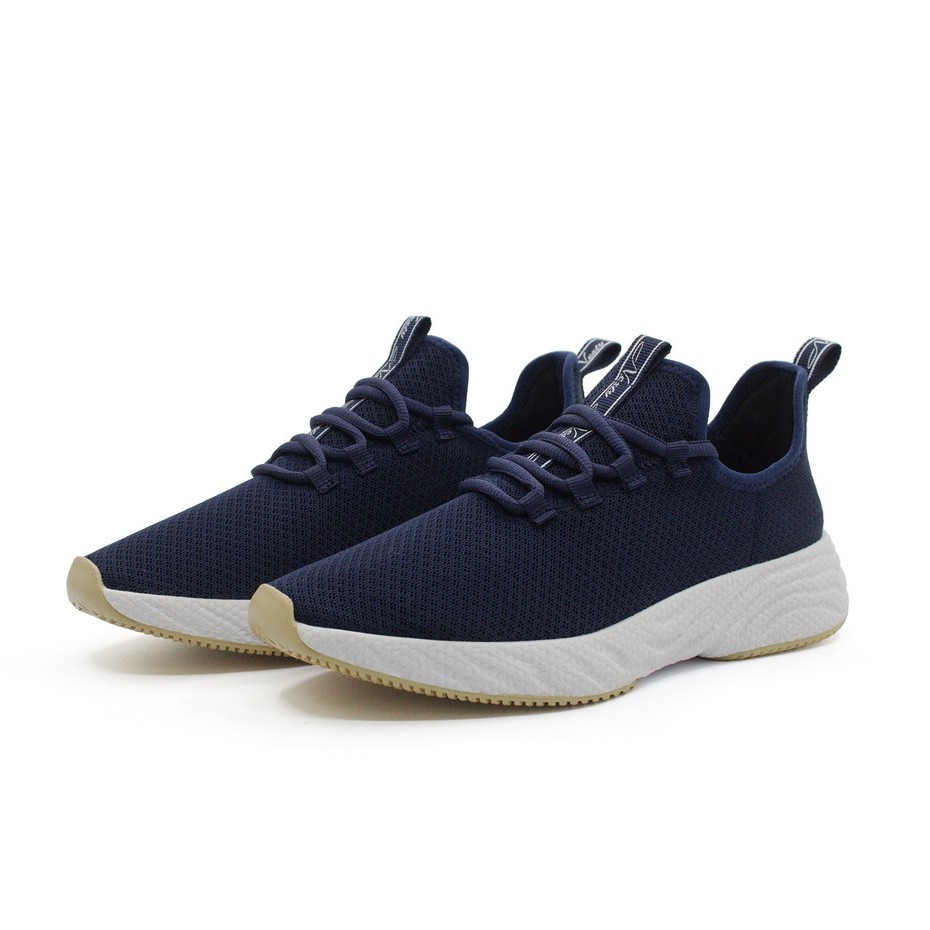 GIÀY SNEAKER THỂ THAO CHẠY BỘ NỮ ĐẸP MÀU XANH NAVY CỔ THẤP  NESTY TD120110