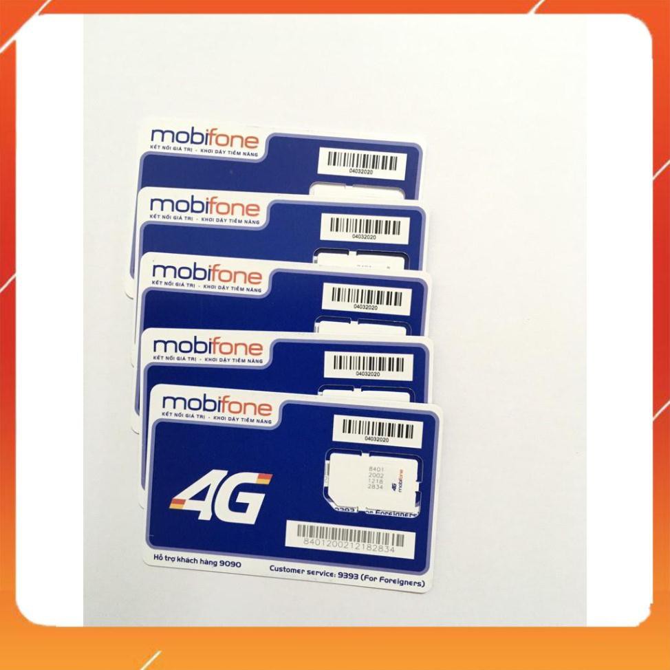 Sim Trắng 4G MobiFone (sẵn hàng)