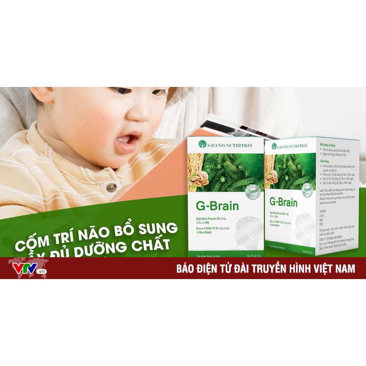 ✅ Cốm Bổ Não Trẻ Em Brain DHA  ✅ Hỗ trợ phát triển não bộ tăng khả năng tập trung và ghi nhớ ở trẻ