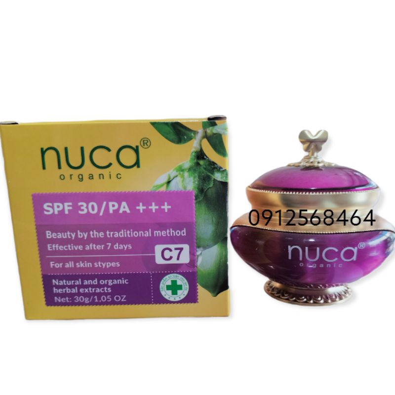 Kem Nuca 30g Dưỡng Trắng Da Ngăn Ngừa Nám Tàn Nhang Đồi Mồi