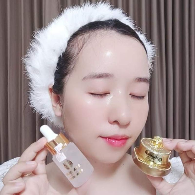 Combo kem face, serum, kem chống nắng Bamboo