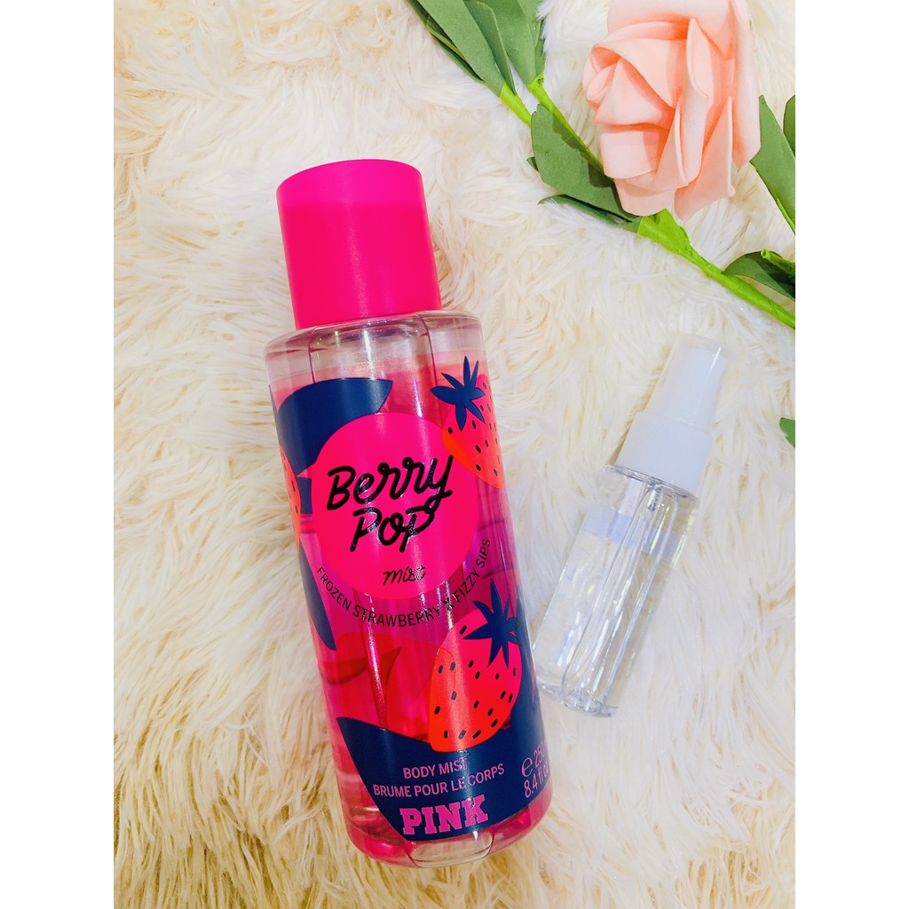 {Bill Mỹ} Xịt thơm body mist Victoria Secret Berry Pop 33ml