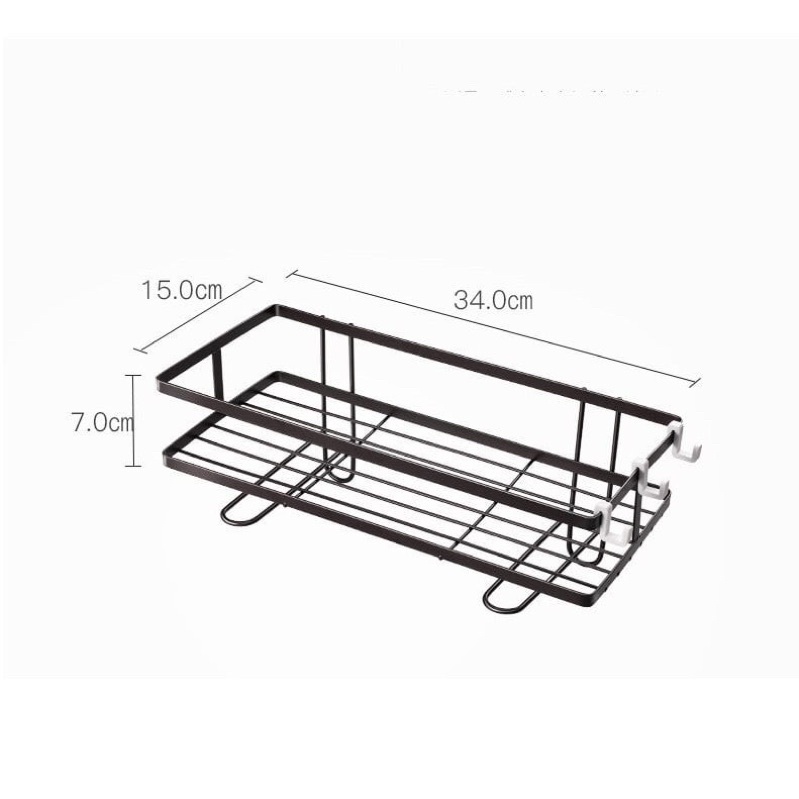 Kệ sắt để đồ sau tolet 1 tầng siêu gọn