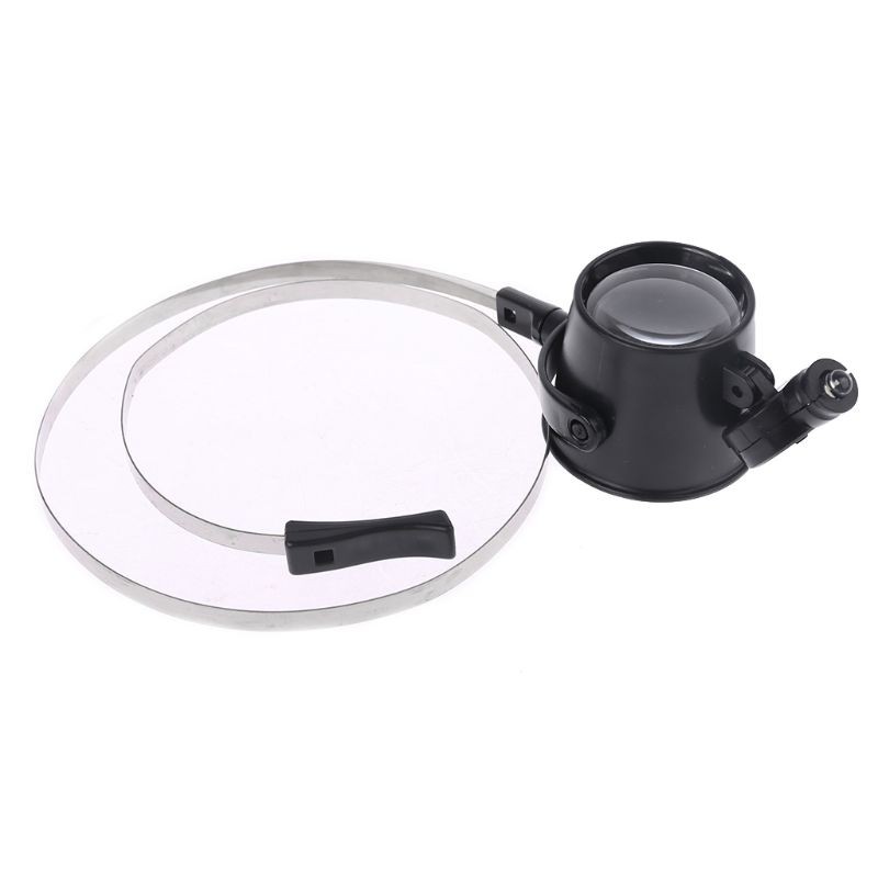 Kính lúp sửa chữa đồng hồ đeo tay có đèn LED