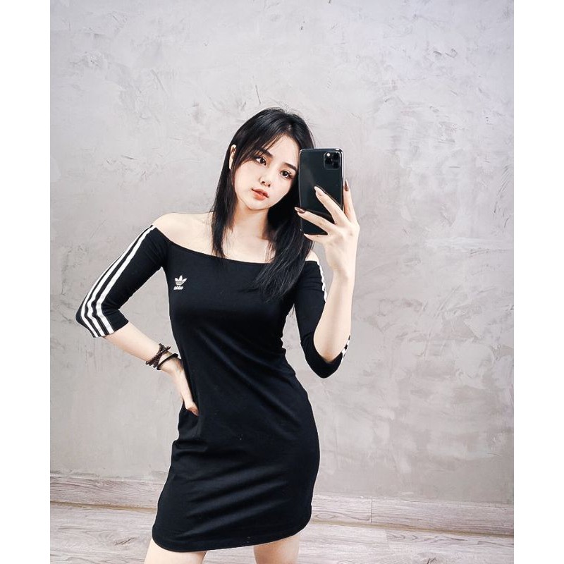 váy trễ vai chuẩn hàng cambodia