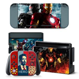 Miếng Dán Hình Siêu Anh Hùng Marvel Cho Nintendo Switch