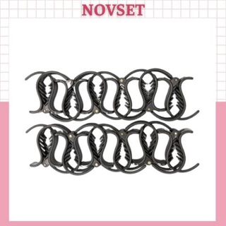 Kẹp tóc càng cua , cặp tóc càng cua đen nhám [set 12 cái ]