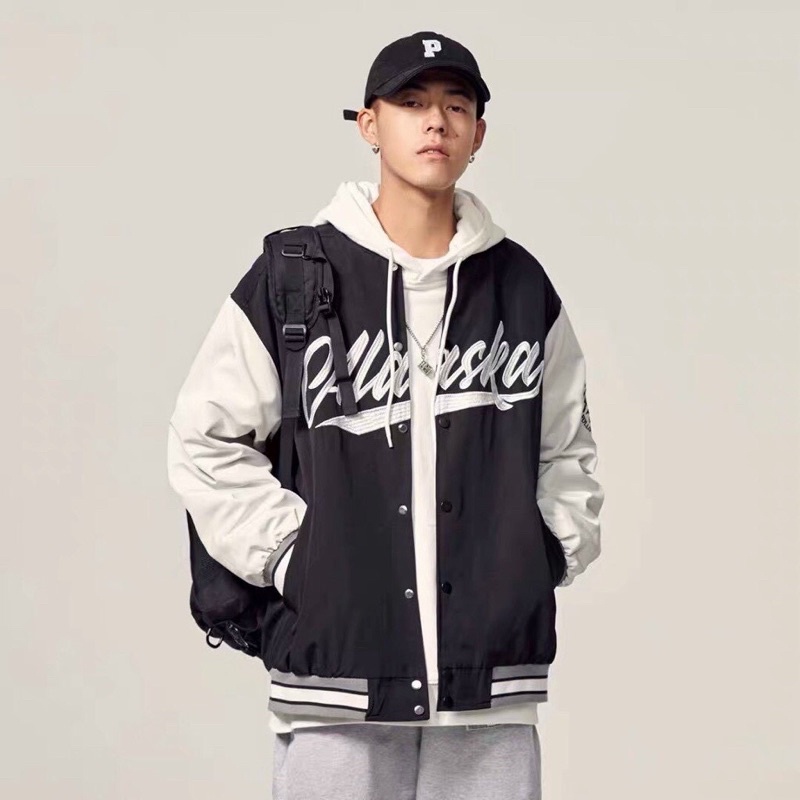 Áo Khoác Dù Nam Nữ Phối Tay Ulzzang Unisex Thời Trang Ms001