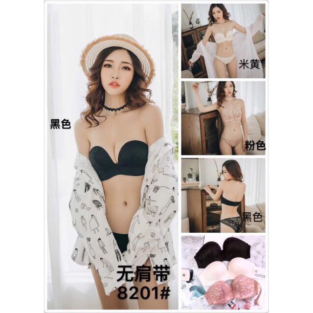 BỘ ĐỒ LÓT CHỐNG TỤT REN XUẤT KHẨU CAO CẤP