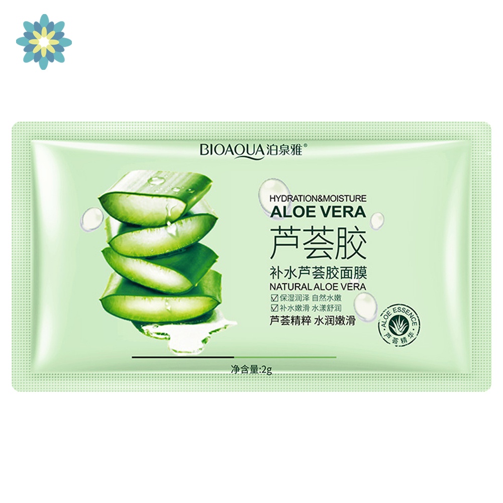 [Hàng mới về] Mặt nạ gel lô hội dưỡng ẩm se khít lỗ chân lông giúp làm sáng da