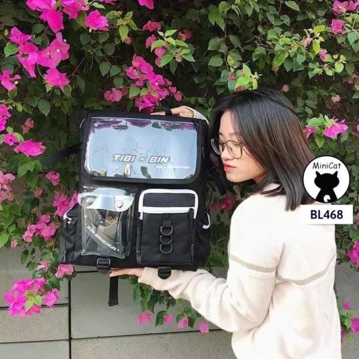 Balo giá rẻ đi học, đi chơi, du lịch, cá tính cute dễ thương MiniCat BL468