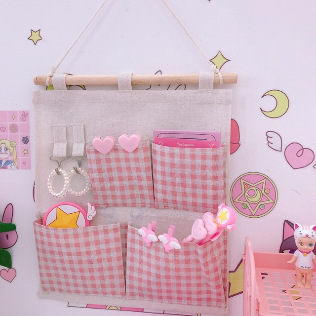 Túi treo tường tiện dụng decor ulzzang Hàn