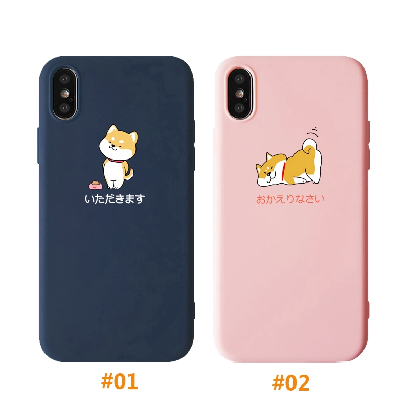 Ốp lưng dẻo hình chú chó hoạt hình đáng yêu cho iPhone XR X XS Max 6 6s 7 8 6plus 8plus 11 11Pro 11ProMAX | BigBuy360 - bigbuy360.vn