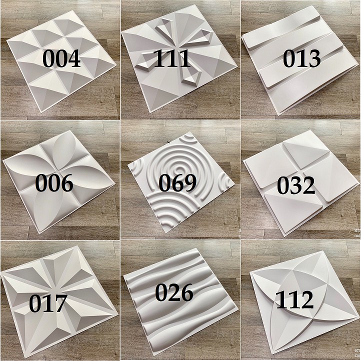 Tấm nhựa ốp tường PVC 3D/KT 50X50CM
