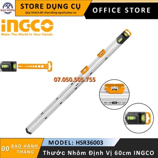 Thước nhôm định vị 60cm ingco hsr36003