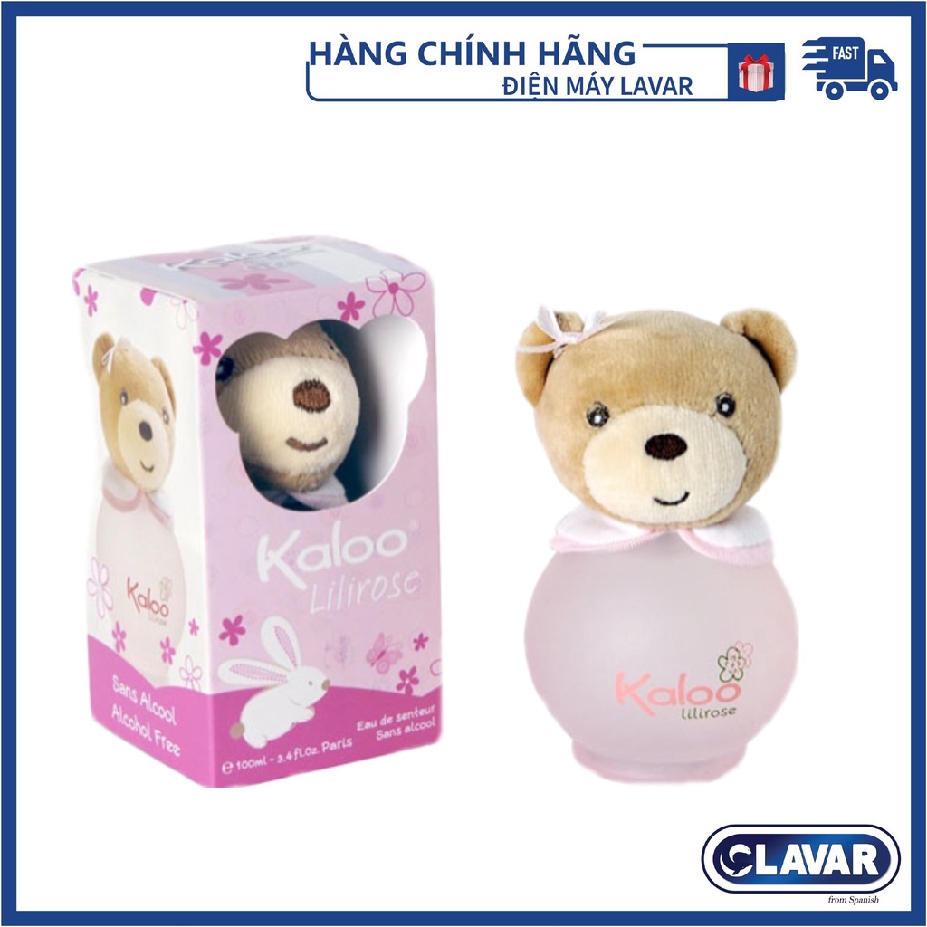 Nước hoa cho bé gái KALOO Lilirose không chứa cồn - Hàng chính hãng