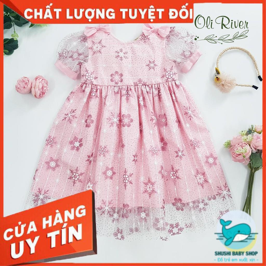 Váy Công Chúa Elsa Oli River Sang Xịn(ảnh thật)