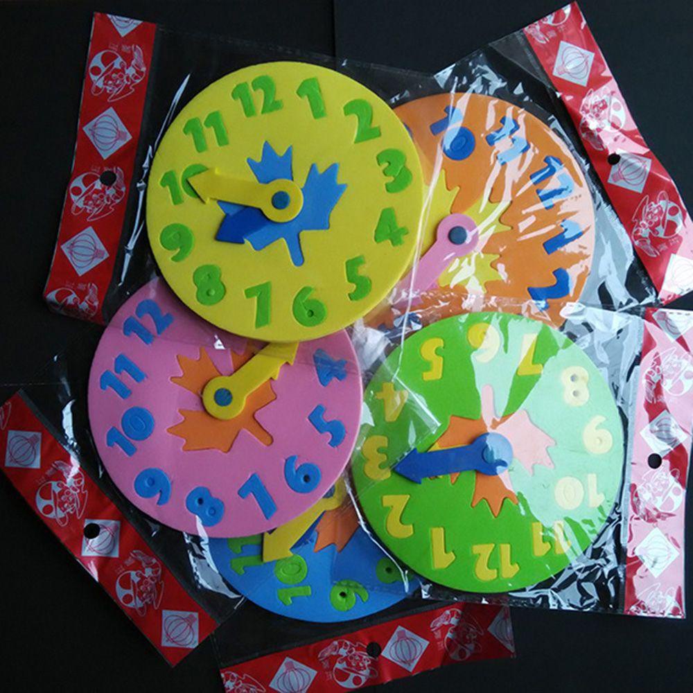 RAINBOW Bộ 5 / 5 Đồng Hồ Đồ Chơi Giáo Dục Theo Phương Pháp Montessori