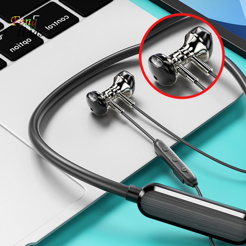 Tai Nghe Đeo Cổ Không Dây Gọn Nhẹ Hỗ Trợ Giọng Nói Tiện Dụng Khi Chạy Bộ