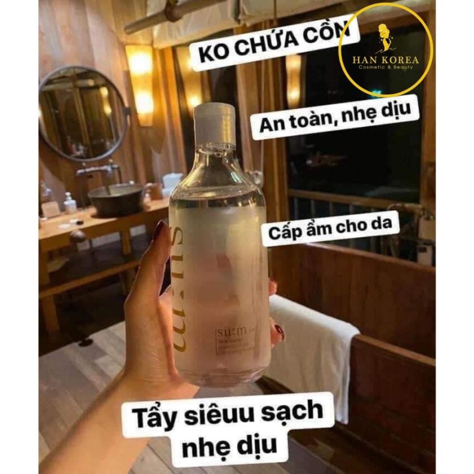 Nước Tẩy Trang Su:m37  Hàn Quốc 400ml, Kèm Sữa Rửa Mặt 100ml