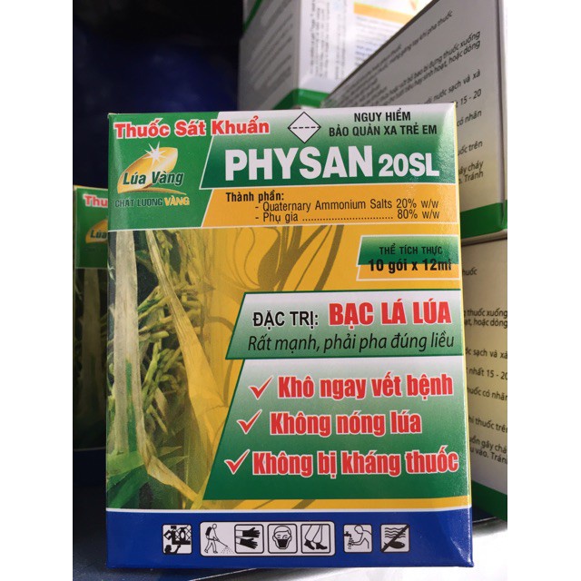 [SIEURE] sát khuẩn Physan 20SL hàng đẹp, phân phối chuyên nghiệp.