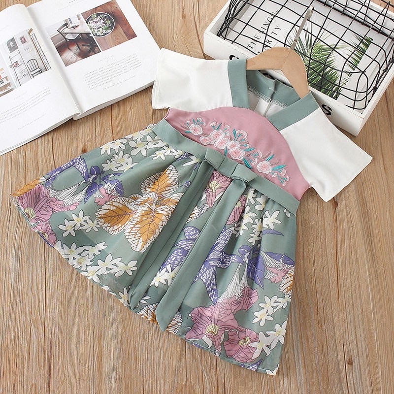 Váy hán phục cực xinh cho bé gái