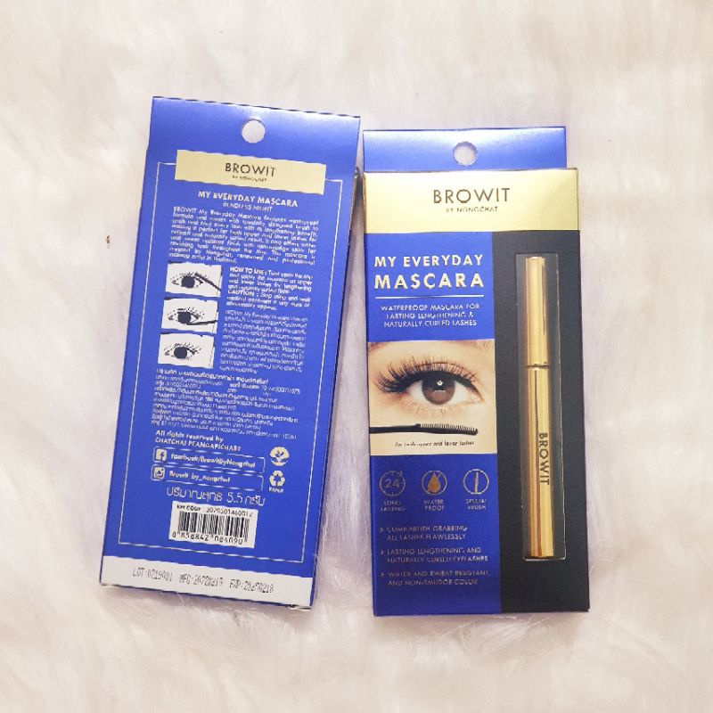Mascara Browit Nongchat dài mi Thái Lan