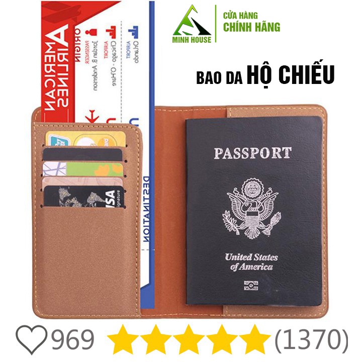 Bao da bọc Hộ chiếu (Passport) Minh House