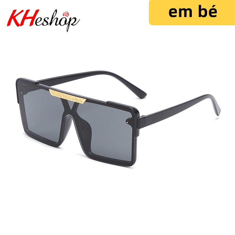 [Siêu Sale Độc Quyền] Kính chống UV400 cho bé trai bé gái, Catwalk đường phố form vuông 2 mắt liền nhau độc đáo mã Y8860