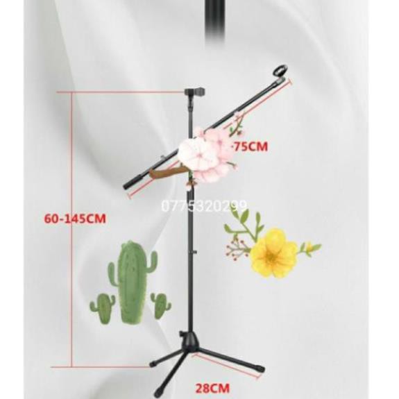 Chân đế đứng kẹp Micro bom mic stand-chân đế micro sân khấu