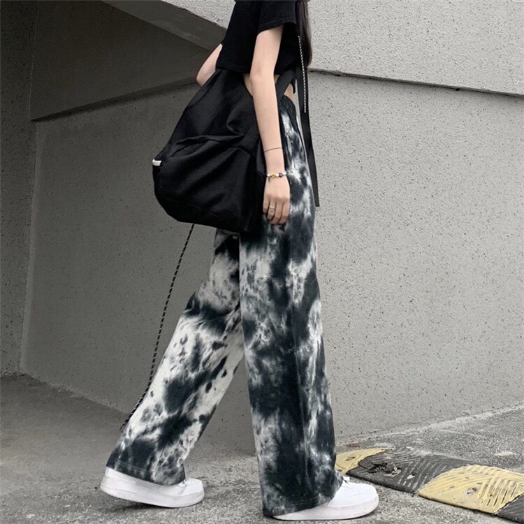 Quần Ống Suông Loang 💥 Ông Rộng Loang 💥 Style UNISEX Nam Nữ Cá Tính Mạnh Mẽ