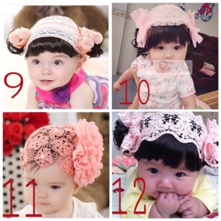 BĂNG ĐÔ MŨ/TÓC GIẢ CHO BÉ 0-24M