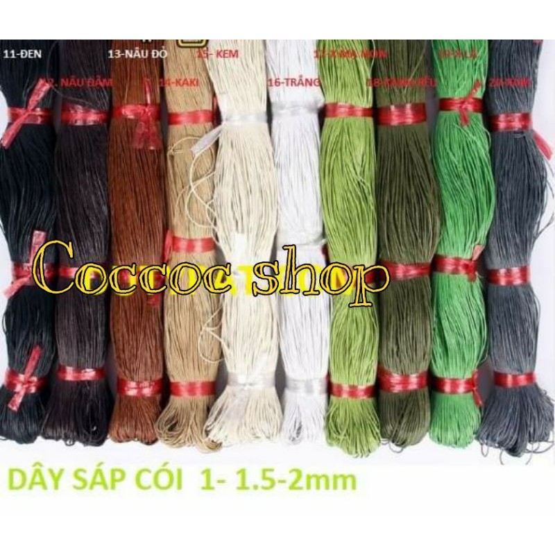 10 mét Dây sáp cói size 1mm