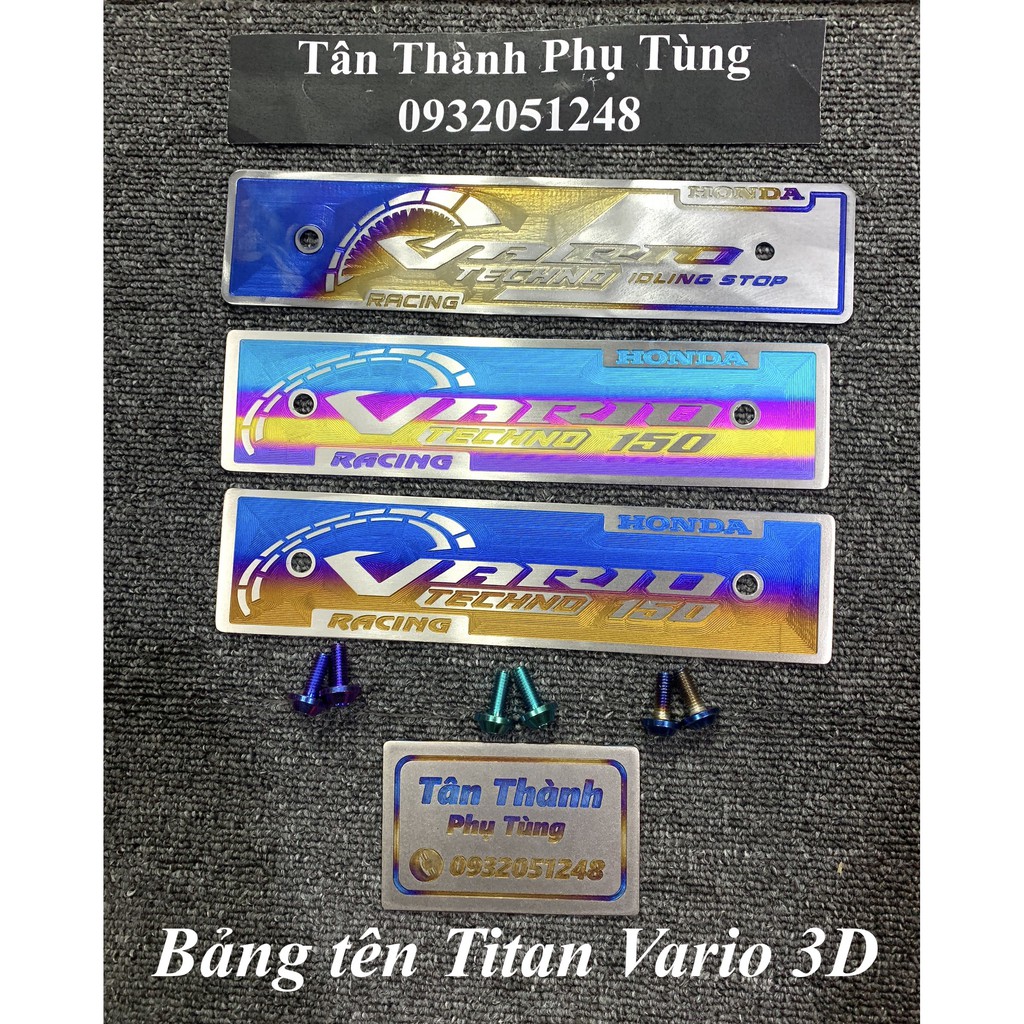 Bảng tên Titan VARIO 3D