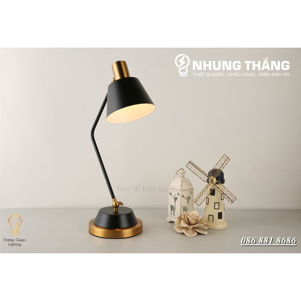 Đèn Bàn Học Tập , Làm Việc Cao Cấp DB-3042 - Khung Kim Loại - Kiểu Dáng Sang Trọng - Tặng Kèm Bóng Led - Bảo Hành 1 Năm