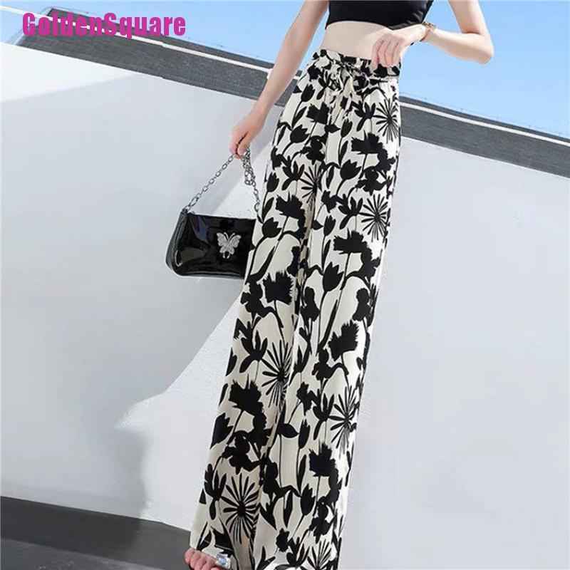 Quần Dài Nữ Ống Rộng In Hoa Thời Trang | BigBuy360 - bigbuy360.vn