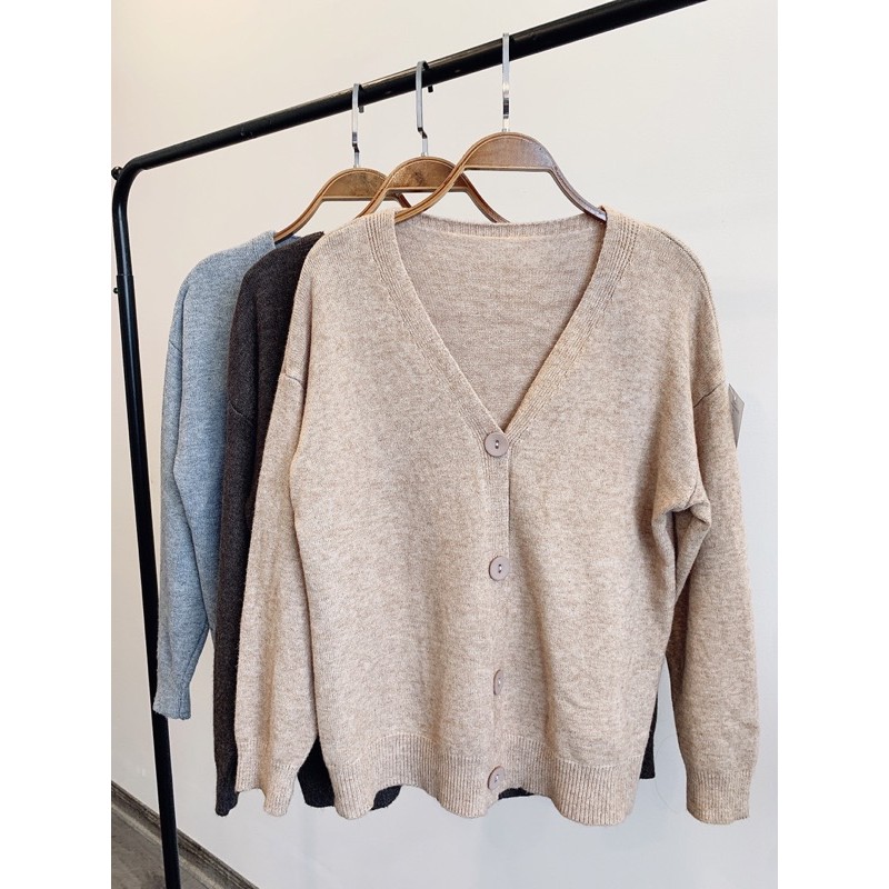 ÁO CARDIGAN LEN MỊN DÀY VỪA PHẢI