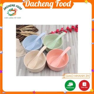Bộ chén muỗng yến mạch ăn ngũ cốc màu hồng ❤️FREESHIP❤️ Bát Thìa Ăn Ngũ cốc Giảm Cân | Dacheng Food