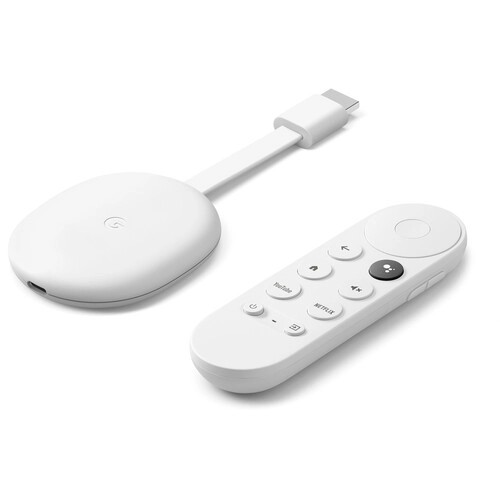 Thiết bị Chromecast with Google TV chất lượng 4K HDR, hỗ trợ tiếng Việt