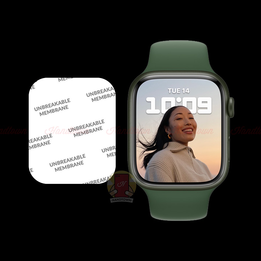 PPF Màn Hình Chống Xước Apple Watch Series 7 45 41 44 40mm Seri 6 5 4 iWatch Dán Dẻo Body Tránh Va Đập Vân Tay Handtown
