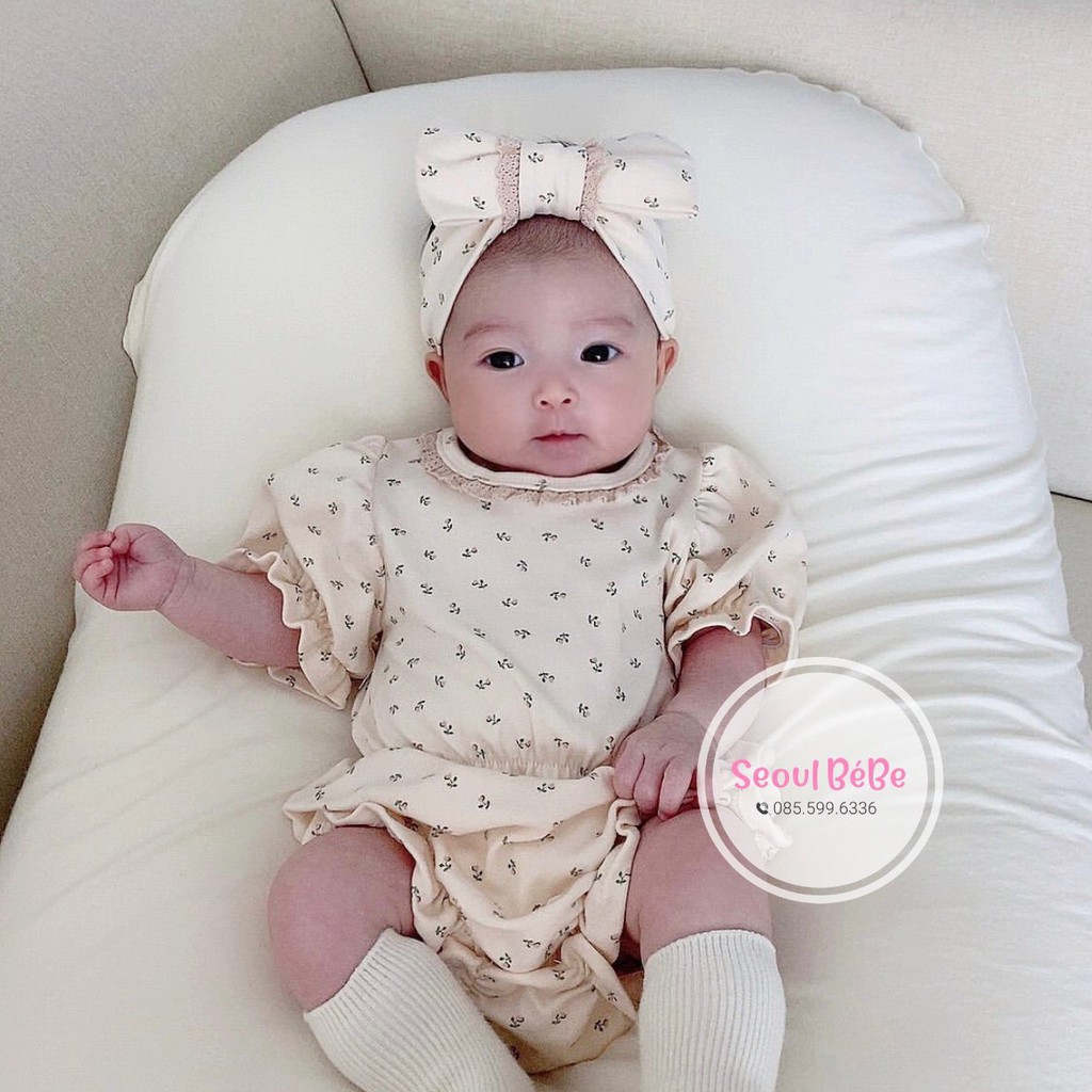 Bộ liền/rời hoa nhí Lien hot nhất bst Peekaboo 1 màu dành cho bé yêu đủ size made in Korea