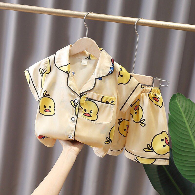 [xả hàng thu hồi vốn ] Bộ Pijama siêu kute cho bé trai và bé gái( 9kg-32kg ) họa tiết siêu xinh, in hình bò sữa