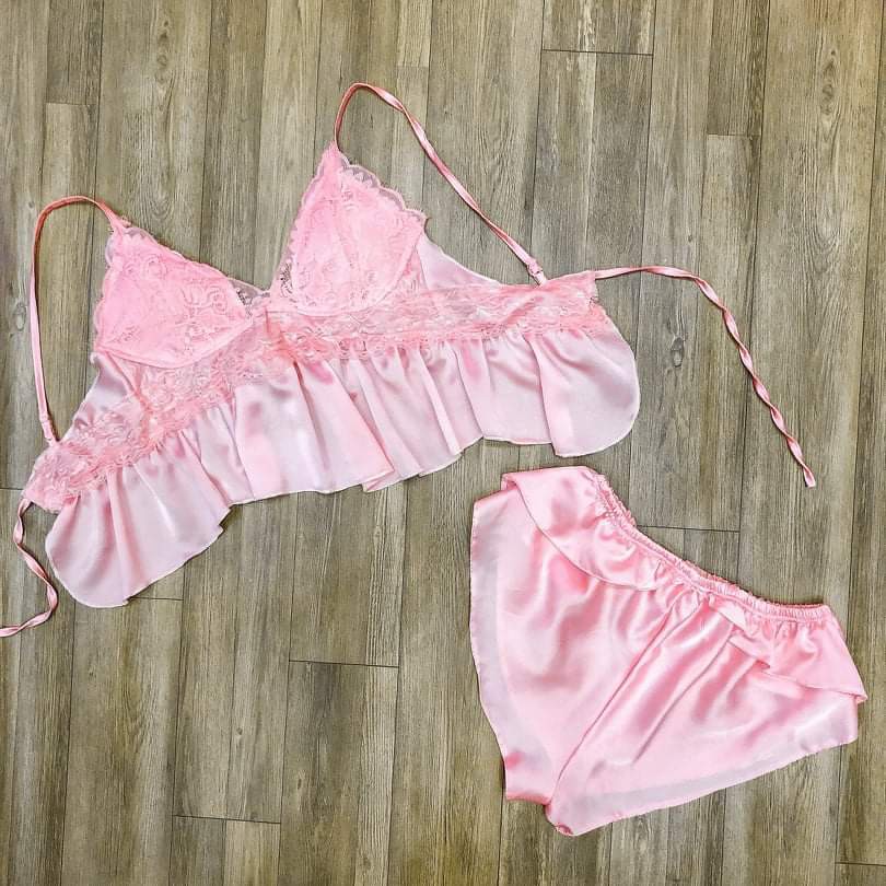 Đồ ngủ nữ sexy 🌺Freeship🌺 Đồ ngủ nữ sexy lụa satin quyến rũ Freesize dưới 60kg | BigBuy360 - bigbuy360.vn