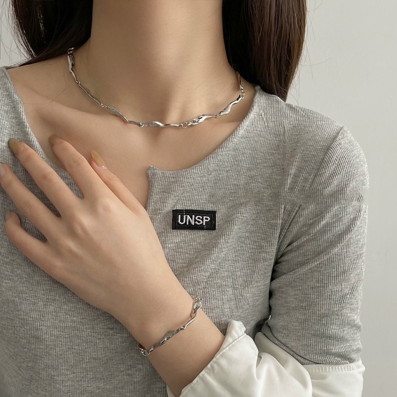 Dây Chuyền Bạc Thời Trang Cá Tính 191172Dây Chuyền Thiết Kế Đơn Giản Xinh Xắn Cho Cặp Đôi