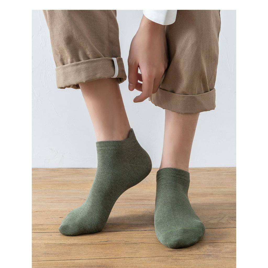 Vớ Cotton Nguyên Chất Thấm Hút Mồ Hôi Thoáng Khí Mới Cho Nam