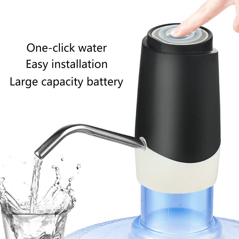 Máy Bơm Nước Uống Chạy Điện USB Di Động Dễ Lắp Đặt Cho Bình Nước