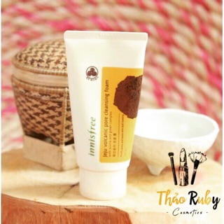 Sữa rửa mặt tro núi lửa Jeju Volcanic Pore Cleansing Foam Innisfree 150ml