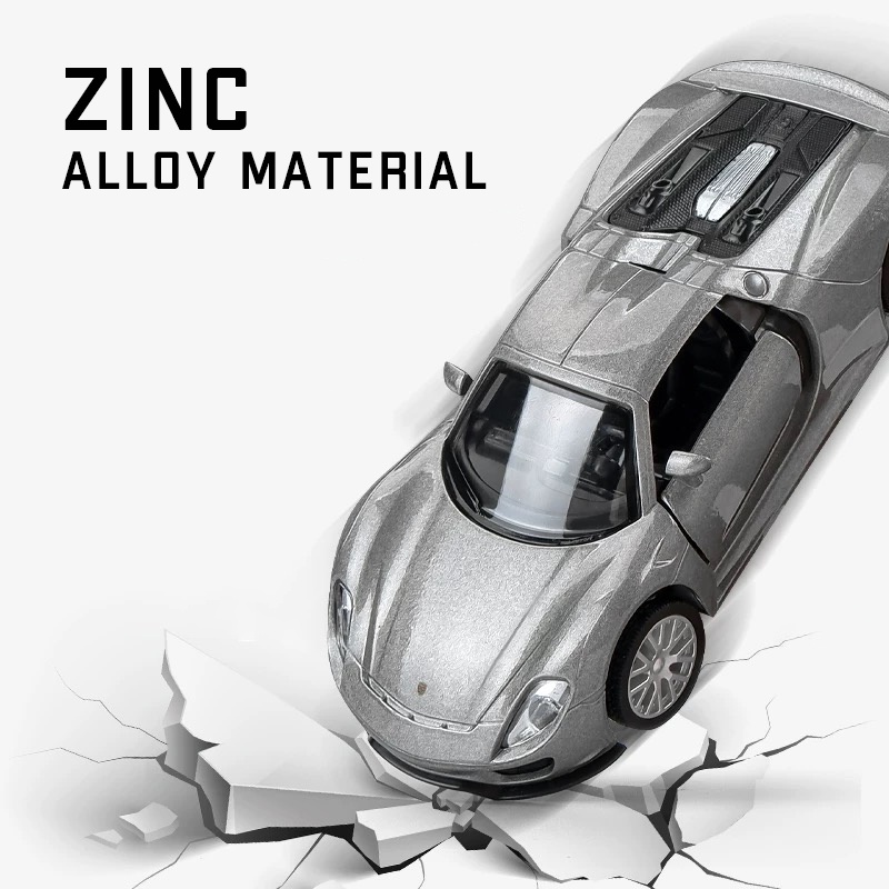 Mô Hình Xe Hơi Porsche 918 Bằng Hợp Kim Tỉ Lệ 1: 36