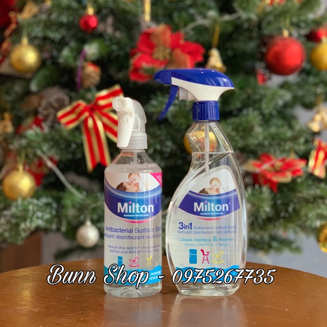 XỊT KHUẨN 3IN1 ĐA BỀ MẶT MILTON UK 500ML | BigBuy360 - bigbuy360.vn