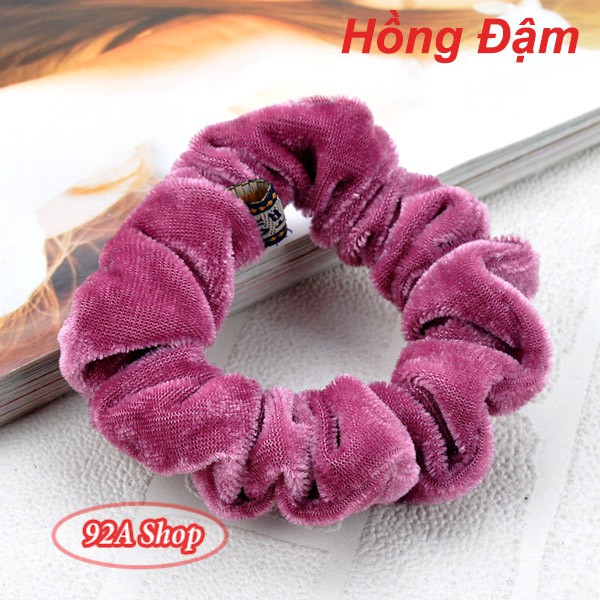 DÂY CHUN CỘT TÓC NỈ NHUNG